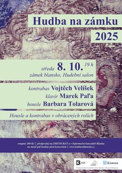 Housle a kontrabas v obrácených rolích / HUDBA NA ZÁMKU 2025