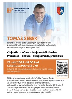 TOMÁŠ ŠEBEK - Objektivní nález (beseda, diskuze)