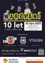 Warování 10 let s vámi, díky vám