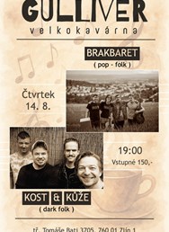 Brakbaret + Kost&Kůže | dvojkoncert na terase