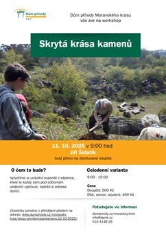 Skrytá krása kamenů říjen - celodenní