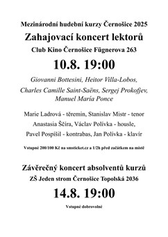Koncert lektorů MHK 2025