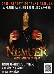 Samhainový koncert Nemuer a premiéra klipu Repelling Apophis