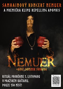 Samhainový koncert Nemuer a premiéra klipu Repelling Apophis