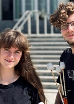 David Paša & Lenka Titzová (bicí nástroje) 