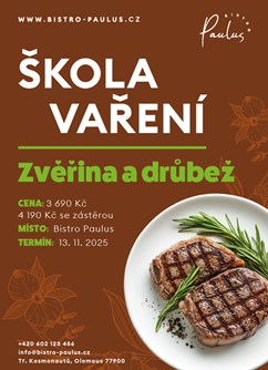 Škola vaření s Romanem Paulusem - Zvěřina a drůbež
