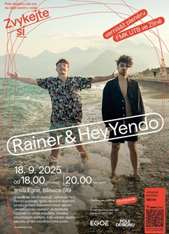 Hey Yendo/Rainer: koncert na Poli designu