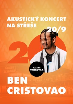 Ben Cristovao akusticky na střeše Vaňkovky