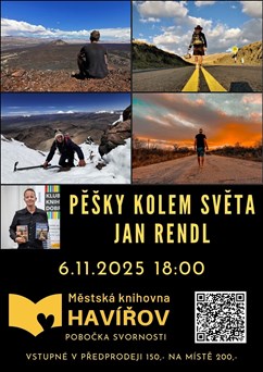 Pěšky kolem světa - Jan Rendl (Havířov)