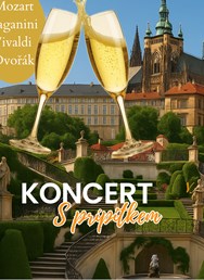 Koncert s přípitkem v barokní zahradě pod Pražským hradem