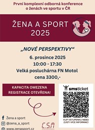 Žena a sport 2025 - "Nové perspektivy"