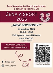 Žena a sport 2025 - "Nové perspektivy"