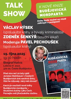 Talkshow ke knize Budějovická mordparta
