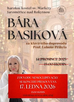 Bára Basiková - komorní recitál s klavírem