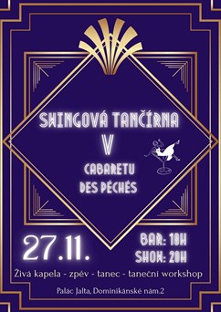 Swingová tančírna v Cabaretu Des Péchés