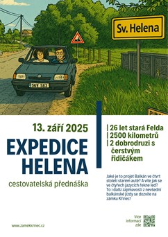 Expedice Helena | cestovatelská přednáška na zámku Křinec