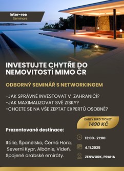 Zahraniční nemovitosti - odborný půldenní seminář