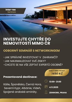 Zahraniční nemovitosti - odborný půldenní seminář