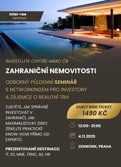 Zahraniční nemovitosti - odborný půldenní seminář