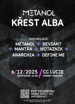 Metanol Křest alba