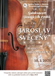 Galakoncert HOUSLE & AKORDEON J. Svěcený, M. Laštovičková