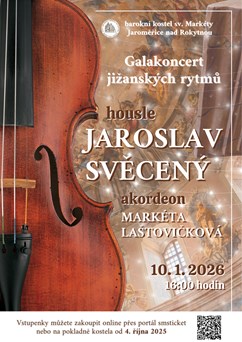 Galakoncert HOUSLE & AKORDEON J. Svěcený, M. Laštovičková