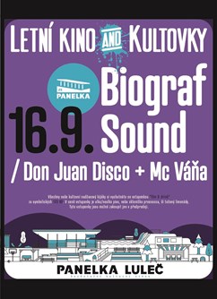 LETNÍ KINO & PARTY na Panelce: Biograf Sound