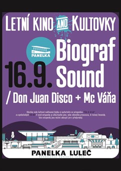 LETNÍ KINO & PARTY na Panelce: Biograf Sound