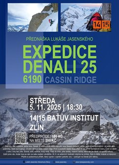 Lukáš Jasenský - expedice Denali jižní stěnou 2025 (Zlín)