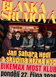 Blanka Šrůmová, Jan Sahara Hedl a Něžná noc: Živě v Mostě