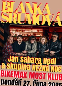 Blanka Šrůmová, Jan Sahara Hedl a Něžná noc: Živě v Mostě