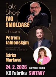 Talk show Ivo Šmoldase s hostem Petrem Jablonským