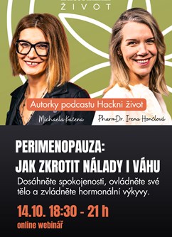 Perimenopauza: Zkroťte výkyvy nálad, noční pocení i kila