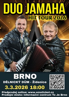 Koncert DUO JAMAHA - HIT TOUR 2026 - Brno
