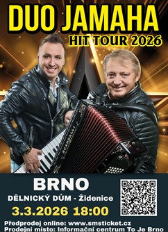 Koncert DUO JAMAHA - HIT TOUR 2026 - Brno