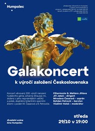 Galakoncert k výročí založení Československa