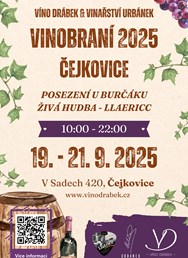 Vinobraní 2025, posezení u burčáku - Čejkovice