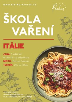 Škola vaření s Romanem Paulusem - Italská kuchyně