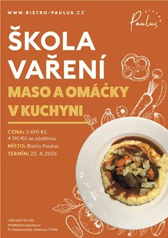 Škola vaření s Romanem Paulusem - Maso a omáčky v kuchyni