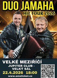 Koncert DUO JAMAHA - HIT TOUR 2026 - Velké Meziříčí