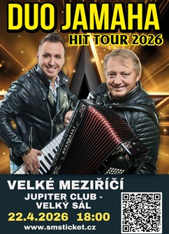 Koncert DUO JAMAHA - HIT TOUR 2026 - Velké Meziříčí