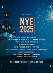 EXIT presents: NYE 2025 [Tržnice + Exit]