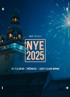 EXIT presents: NYE 2025 [Tržnice + Exit]