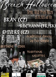 Breizh Halloween - Bran (CZ), Roc’hann (FR/SK), Shivers (CZ)
