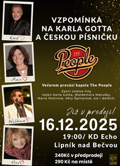 Vánoční koncert: Vzpomínka na Karla Gotta a českou písničku