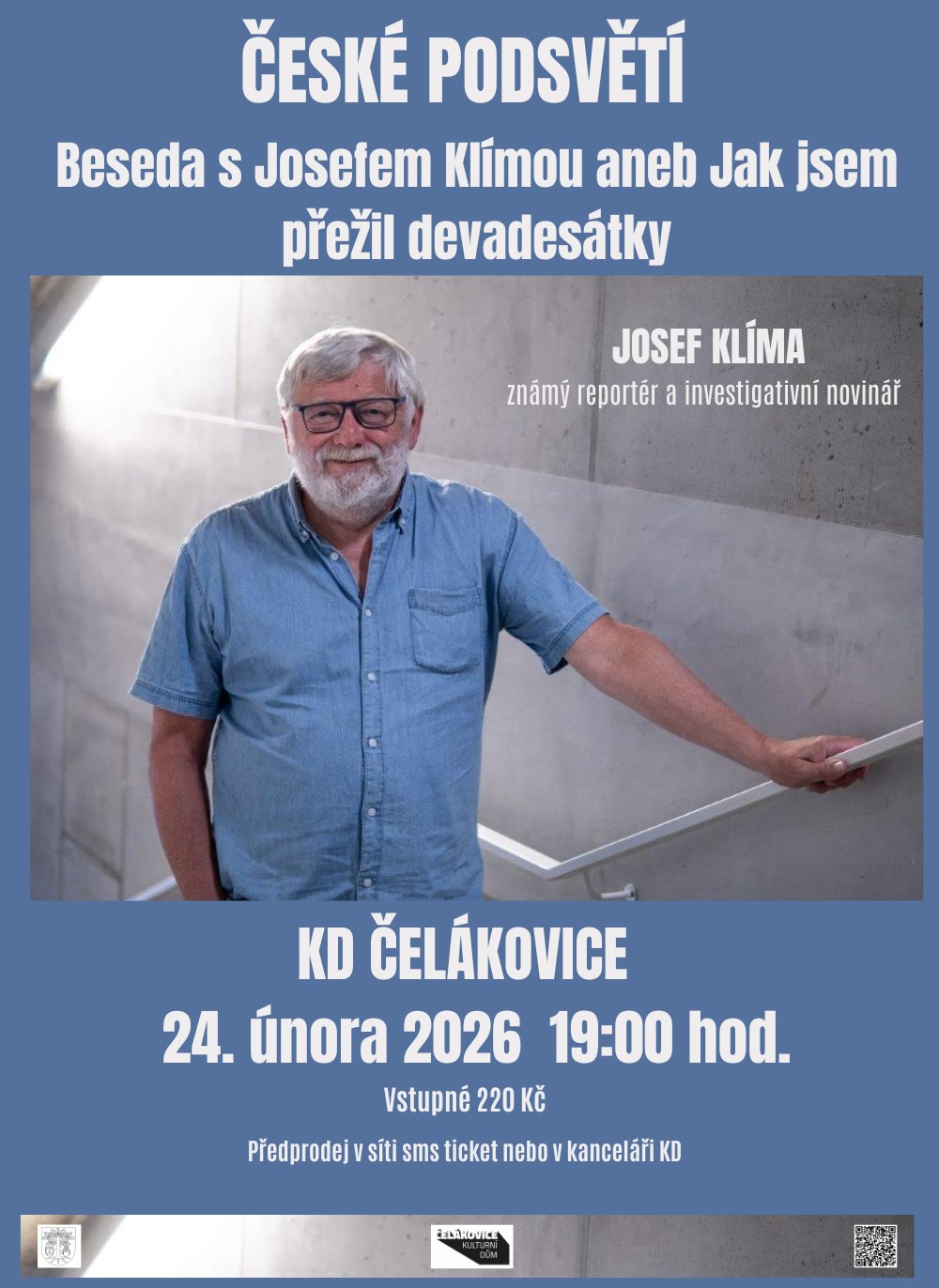 ČESKÉ PODSVĚTÍ - beseda s Josefem Klímou