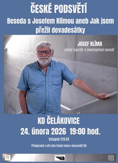 ČESKÉ PODSVĚTÍ - beseda s Josefem Klímou