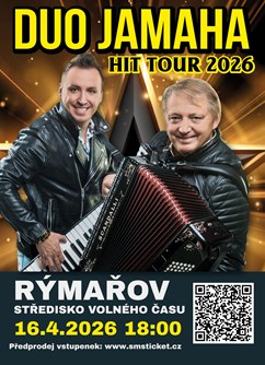 Koncert Duo Jamaha - Hit Tour 2026 - Rýmařov