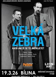 Velká zebra v Bílině