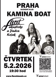 Fleret akusticky a Jindra Kejak na lodi Fleret akusticky a Jindra Kejak na lodi